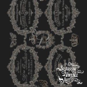 French Embellish - Rub on Image Transfer